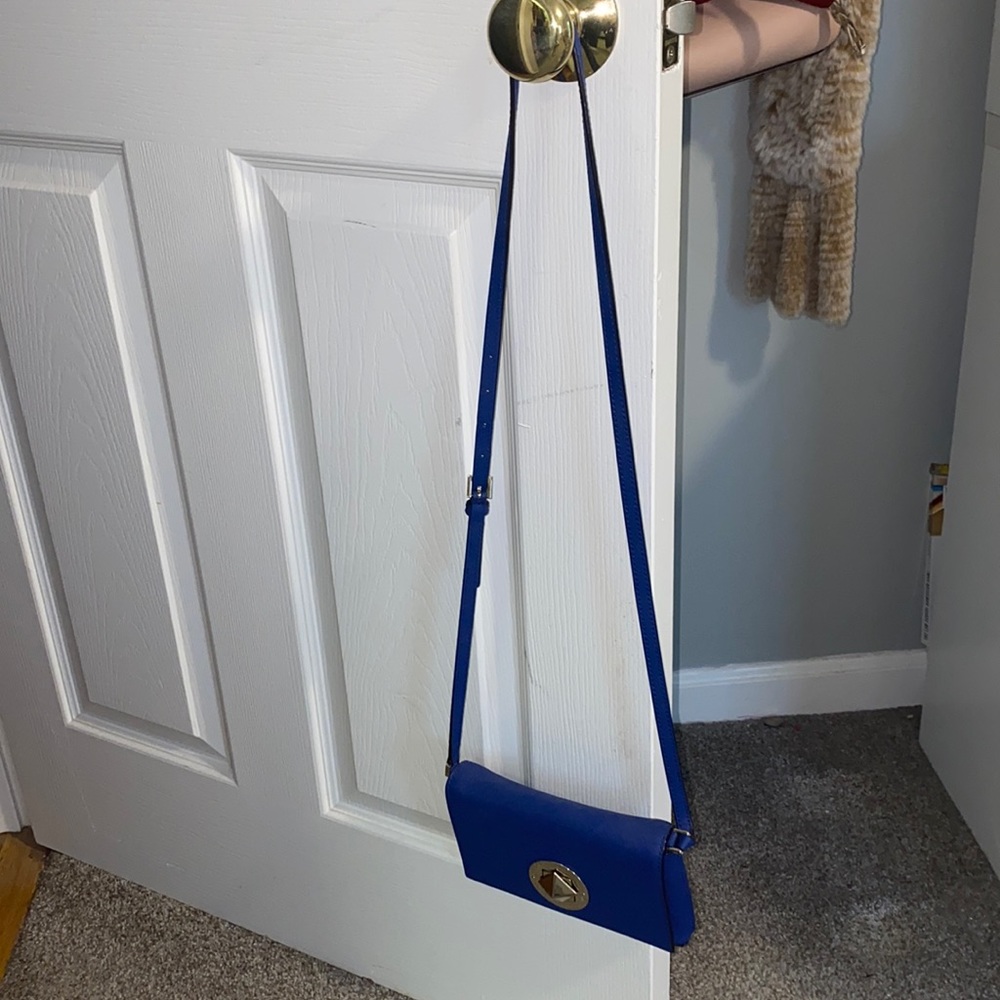 Kate Spade Crossbody 26 inch Strap Bright Blue